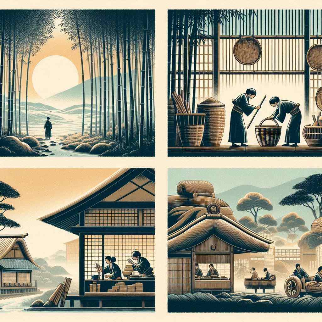 Klassische Haiku mit Bambus Klassische Haiku mit Bambus