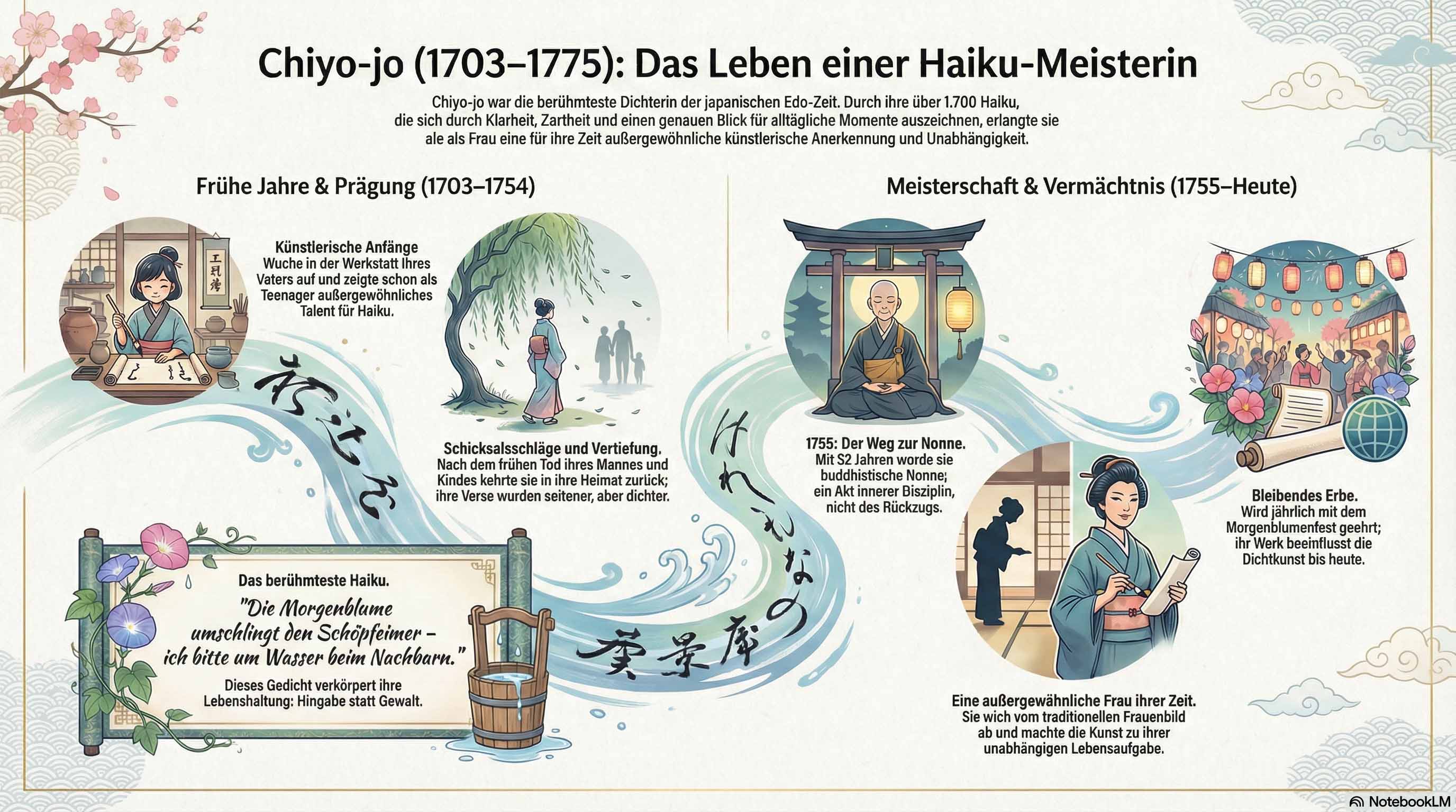 Chiyo-jo (1703–1775) – Eine berühmte Haikudichterin Chiyo-jo (1703–1775) – Eine berühmte Haikudichterin