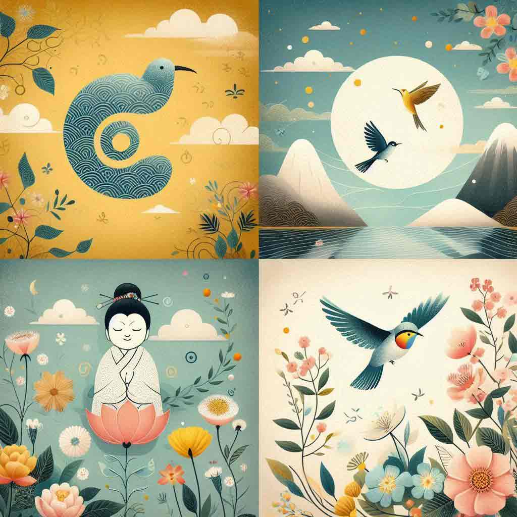 Haiku Illustration Japan Haiku Illustration Japan