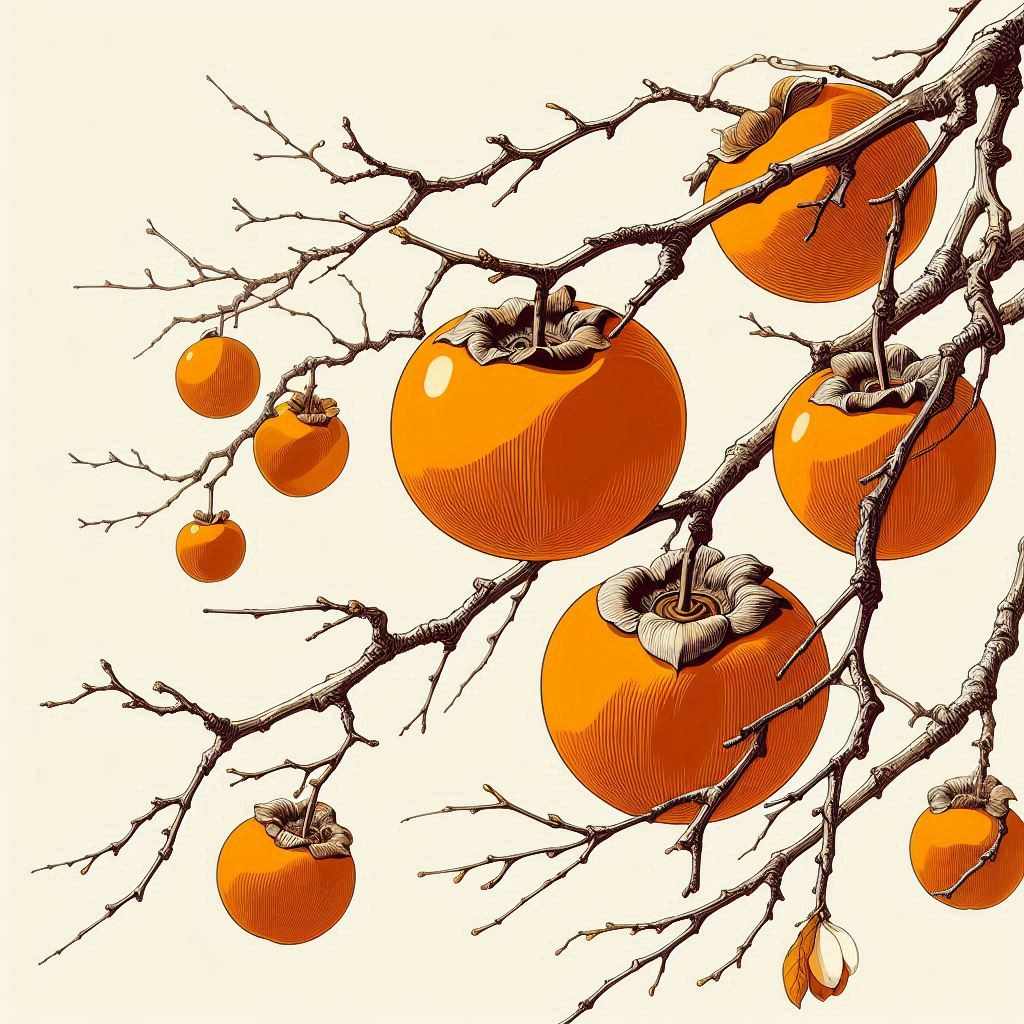 Kaki als Herbstsymbol im klassischen japanischen Haiku Kaki als Herbstsymbol im klassischen japanischen Haiku