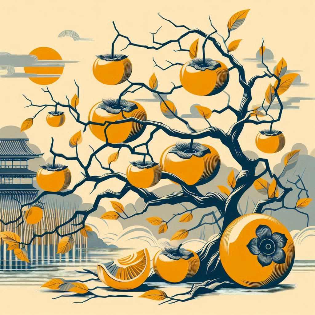 Kaki als Herbstsymbol im klassischen japanischen Haiku Kaki als Herbstsymbol im klassischen japanischen Haiku