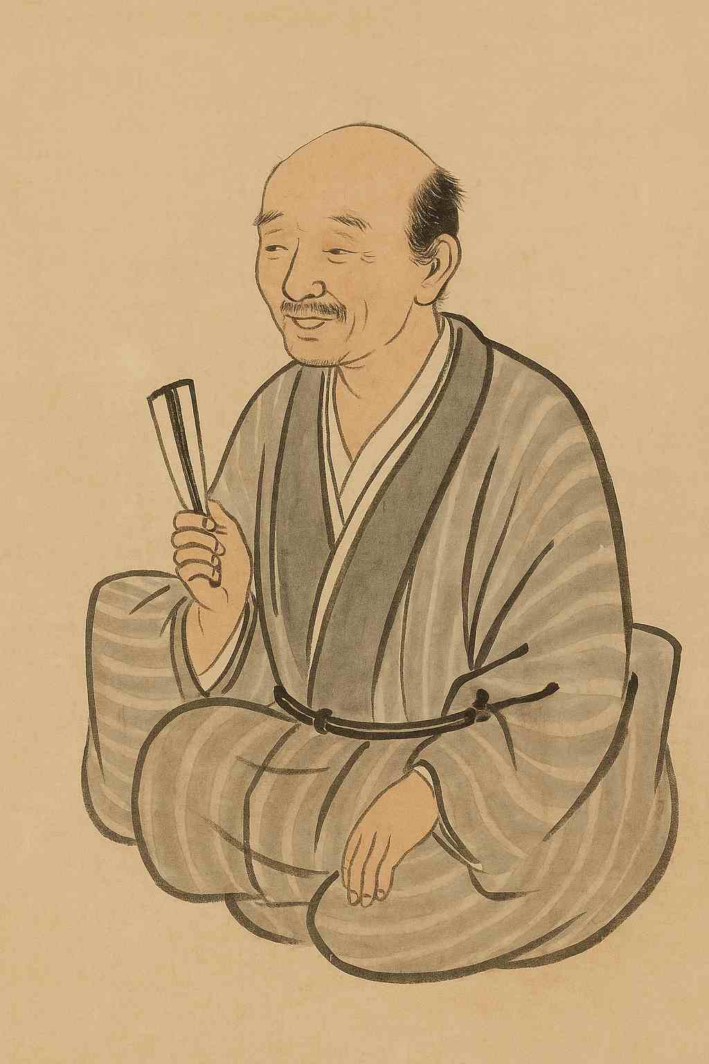 Mukai Kyorai (1651-1704) – Haiku-Dichter aus der Hütte der fallenden Kaki