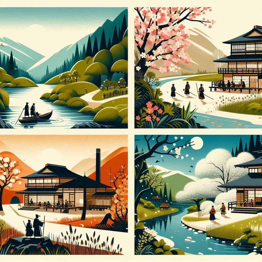 Reisen im alten Japan mit Haiku Reisen im alten Japan mit Haiku