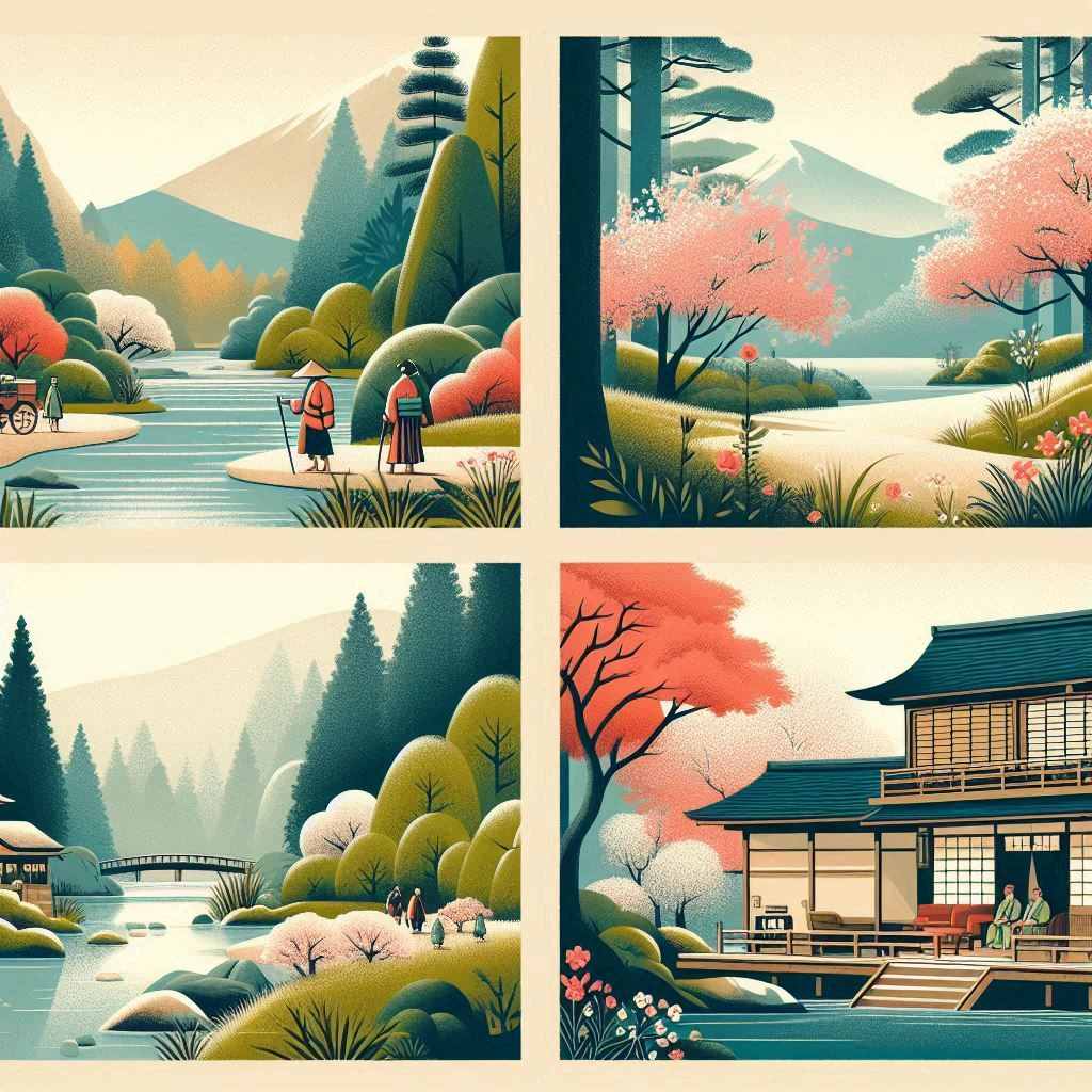 Reisen im alten Japan mit Haiku Reisen im alten Japan mit Haiku