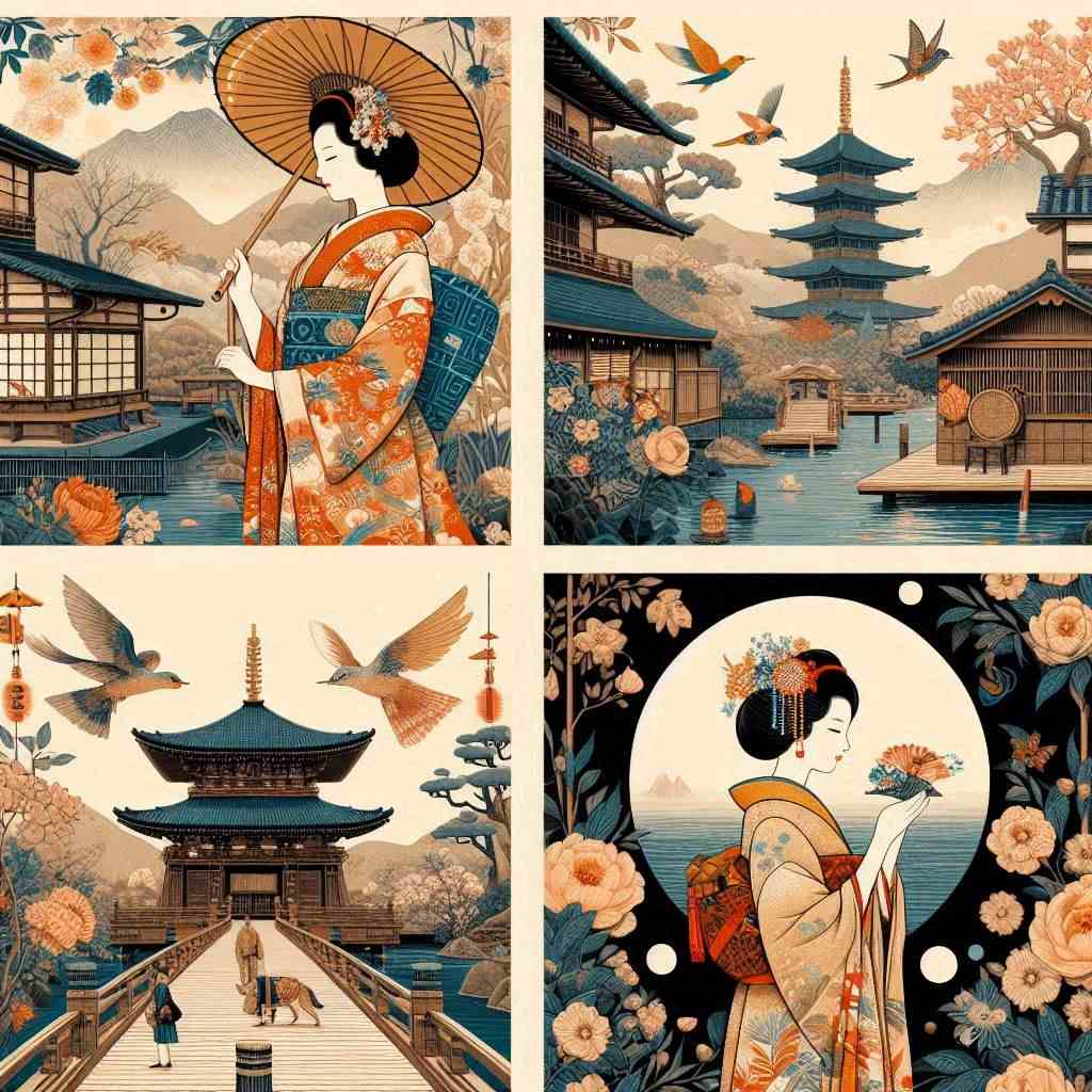 Haiku aus den Vergnügungsvierteln im alten Japan